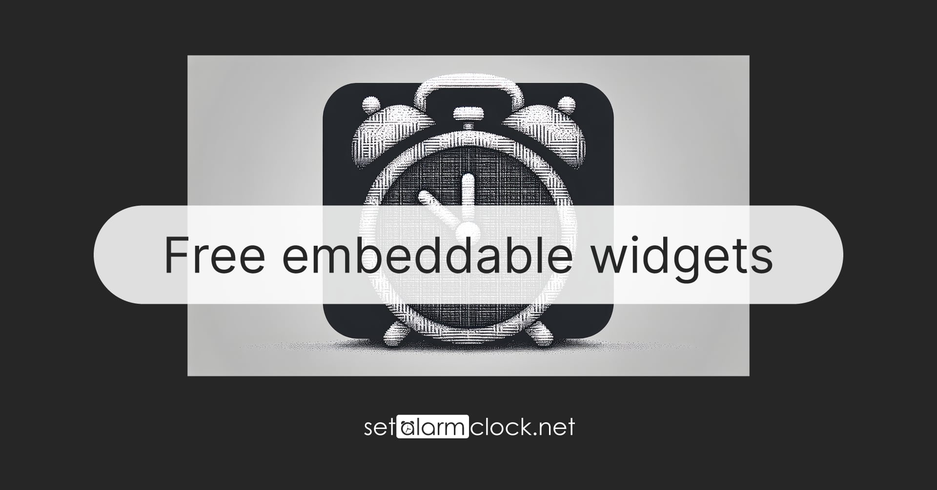 Embed Widgets — Free Clocks, Timers, Countdowns | SetAlarmClock ...