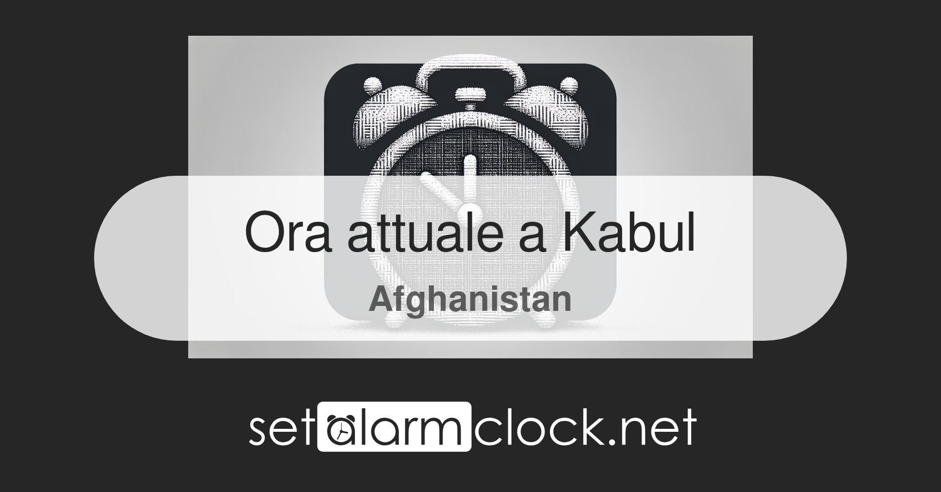 Ora attuale a Kabul, Afghanistan – Orologio mondiale