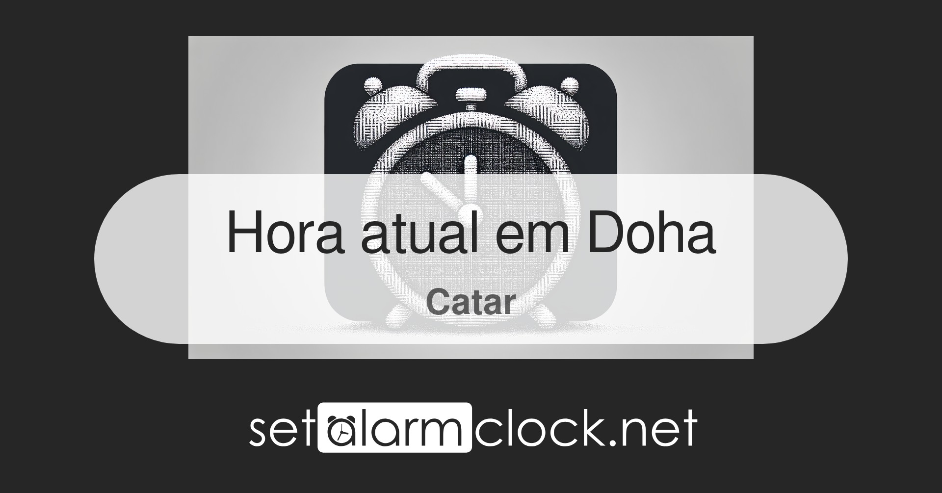 Hora atual em Doha, Catar – Relógio mundial