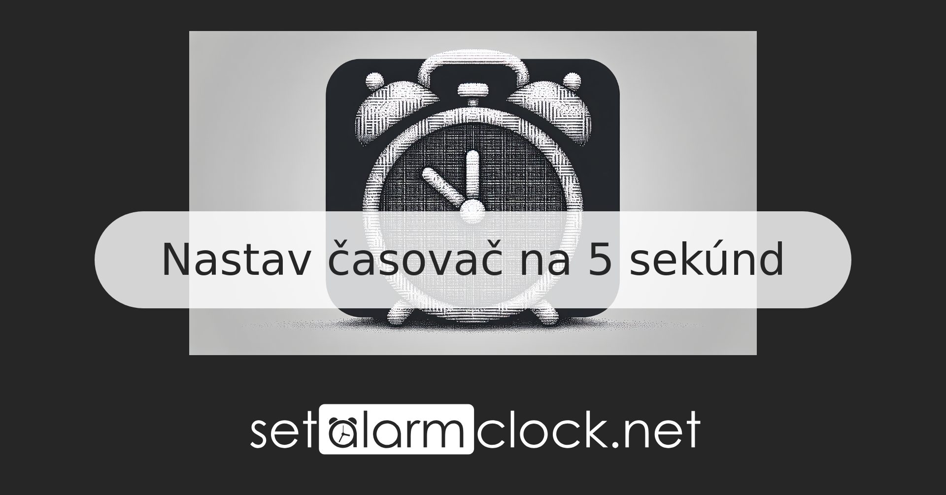Nastavte časovač na 5 sekúnd – Online časovač